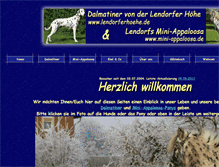 Tablet Screenshot of lendorferhoehe.de